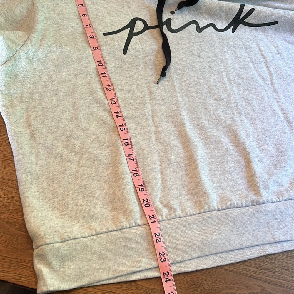 Victoria's Secret PINK Everyday Lounge COWL Neck Sweatshirt Heather Grey XXL - Picture 16 of 16